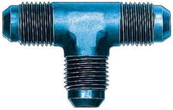 Picture of Aeroquip FCM5063 -8 AN Union Tee Fitting Black Anodized Aluminum