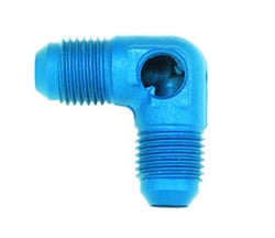 Picture of Aeroquip FCM2273 90 Degree AN Pressure Gauge Adapter -8 Male to -8 Male