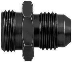 Picture of Aeroquip FCM5113 Carburetor Adapter Fitting -6 AN Black Anodized