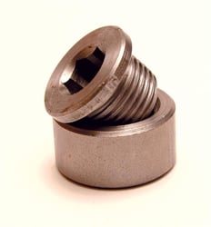 Picture of Innovate Motorsports 3735 O2 Sensor Bung and Plug Kit Mild Steel 18mm x 1.5