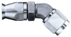 Picture of Aeroquip FCM1146 45Â° Stainless Steel PTFE Racing Hose End Fitting -04 AN