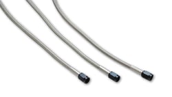 Picture of Vibrant 10275 Pre-Assembled Stainless Steel Braided Hose Assembly -4AN 24 Inch Straight/Straight