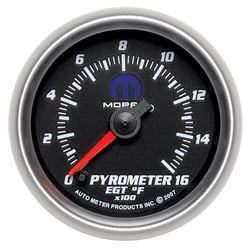Picture of AutoMeter 880017 Pyrometer EGT Gauge 2-1/16" 1600°F Digital Stepper Motor