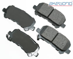 Picture of Akebono ACT1281 ProACT Ultra-Premium Ceramic Rear Brake Pad Set