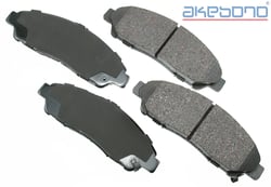 Picture of Akebono ACT1280 ProACT Ultra Premium Ceramic Front Disc Brake Pad Kit