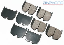 Picture of Akebono EUR983 Euro Ultra Premium Ceramic Front Disc Brake Pad Kit