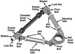 Picture of SPC Performance 92242 Adj Uca - 6" Steel Shaft
