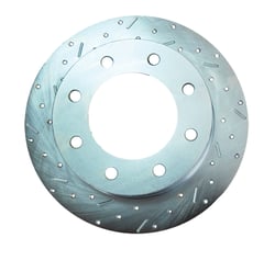 Picture of SSBC 23156AA3L Cross Drilled & Slotted Brake Rotor - Rear Left 8 Lug