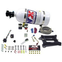 Picture of Nitrous Express 30040-10 Stage 6 Nitrous Plate System 50-300HP with 10lb Bottle