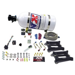 Picture of Nitrous Express 50240-00 Dual Holley Nitrous Plate System 100-500HP Without Bottle