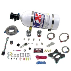 Picture of Nitrous Express 20946-10 Ford 4.6L 2-Valve Plate Nitrous System with 10lb Bottle