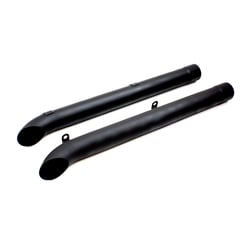 Picture of Doug's Headers D930-B Corvette Side Pipes 4 Inch Diameter Black Steel