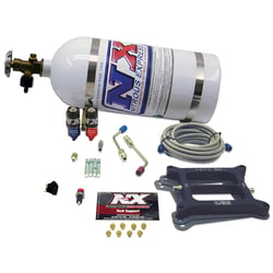 Picture of Nitrous Express 40040-10 Hitman 4150 Nitrous Plate System 100-200HP with 10lb Bottle