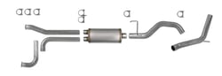 Picture of Diamond Eye K3520A 3.5" Aluminized Performance Exhaust System 2004-2012 Nissan Titan 5.6L