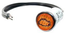 Picture of Painless Wiring 80207 1/2 Inch Amber LED Check Engine Dash Indicator Light