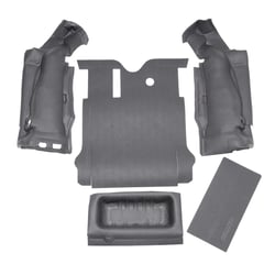 Picture of BedRug BTJK07R4 Jeep Bedtred 07-10 Jk Unltd 4dr Rr 5pc Cargo Kit (inc Tlgte & Tub Liner)