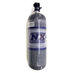 Picture of Nitrous Express 11152 12lb Composite Nitrous Bottle with Lightning 500 Valve