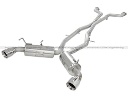 Picture of aFe 49-36107 Takeda 2-1/2 IN 304 Stainless Steel Cat-Back Exhaust System