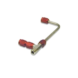 Picture of Nitrous Express 15713 Gemini Twin Stage SS Solenoid to Plate Connectors Red 4150