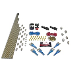 Picture of Nitrous Express 13391 6-Cylinder Shark Plumb Hardline Kit with Solenoids and 150hp Jets