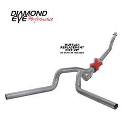 Picture of Diamond Eye K4214A-RP 4" Aluminized Turbo-Back Exhaust System 1994-2002 Dodge Cummins 5.9L
