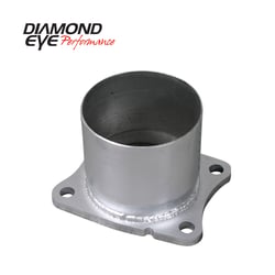 Picture of Diamond Eye 321045 4" Aluminized Exhaust Adapter Plate 4-Bolt Flange