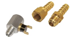 Picture of Derale Performance 13021 180°F In-Line Remote Cooler Fan Control Thermostat -6AN