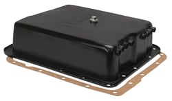 Picture of Derale Performance 14204 Transmission Pan GM 700R4 4L60 4L60E Black Steel