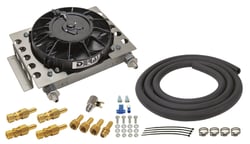 Picture of Derale Performance 13950 Atomic-Cool Transmission Cooler Kit with 500 CFM Electric Fan -6AN
