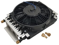 Picture of Derale Performance 15800 16-Pass Electra-Cool Remote Cooler with 650 CFM Electric Fan