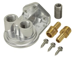 Picture of Derale Performance 13005 Remote Oil Filter Relocation Kit with Aluminum Mount