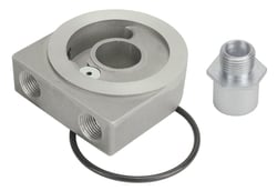 Picture of Derale Performance 25771 Low Profile Oil Filter Sandwich Adapter 13/16"-16 Thread