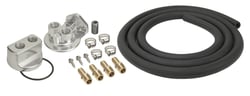 Picture of Derale Performance 15715 Oil Filter Relocation Kit 1/2" NPT 3/4"-16 Thread