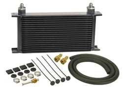Picture of Derale Performance 13403 19 Row Stack Plate Transmission Cooler Kit with -6AN Fittings