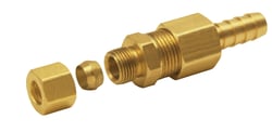 Picture of Derale Performance 13031 Transmission Cooler Line Compression Fitting 5/16" to 3/8"