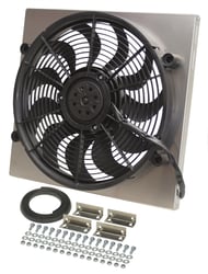 Picture of Derale Performance 16819 High Output 17" Electric Radiator Cooling Fan & Aluminum Shroud Kit