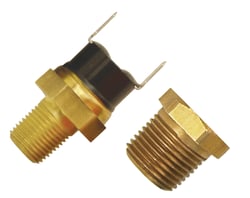 Picture of Derale Performance 16731 Single Stage Fan Control Thermostat 190°F On 175°F Off