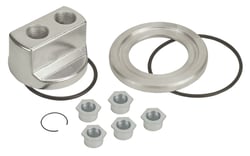 Picture of Derale Performance 15747 Universal Engine Oil Filter Adapter 1/2" NPT Ports
