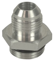 Picture of Derale Performance 59108 -8AN to 5/8"-18 O-Ring Aluminum Cooler Adapter Fitting