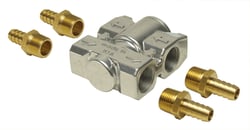 Picture of Derale Performance 15719 Billet Fluid Control Thermostat Kit 1/2" NPT 180°F