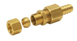 Picture of Derale Performance 13033 Transmission Cooler Line Compression Fitting 1/2" to 3/8"