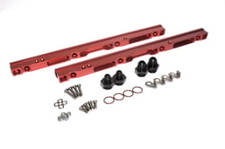 Picture of FAST 146033-KIT Red Billet Fuel Rail Kit for LSX/LSXR 102mm Intake Manifolds