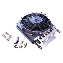 Picture of ATS Diesel 3109003000 Auxiliary Transmission Cooler Kit with Fan 3/8 Inch Lines