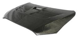Picture of Carbon Creations 112328 1999-2007 Ford Super Duty F250 F350 F450 F550 / 2000-2005 Ford Excursion Carbon Creations CVX Hood - 1 Piece