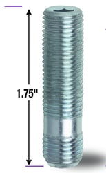 Picture of Gorilla Automotive 77728 Wheel Stud 12mm x 1.25 Thread 1.75" Length