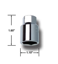 Picture of Gorilla Automotive 34-1316 Lug Wrench Adapter 3/4" to 13/16" Thin Wall Socket