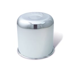 Picture of Gorilla Automotive HC203 Push Through Hub Cover Closed End 4.9" Chrome Steel