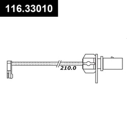Picture of Centric 116.33010 Rear Brake Pad Electronic Wear Sensor