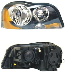 Picture of URO 30744010 Halogen Headlight Assembly Clear Lens Passenger Side