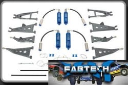 Picture of Fabtech FTS21042BK 6" Front Spacer Lift Kit for 2007-2013 GM 1500